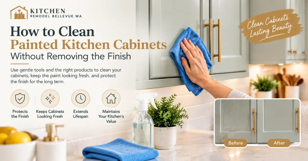 How to Clean Painted Kitchen Cabinets Without Removing Finish