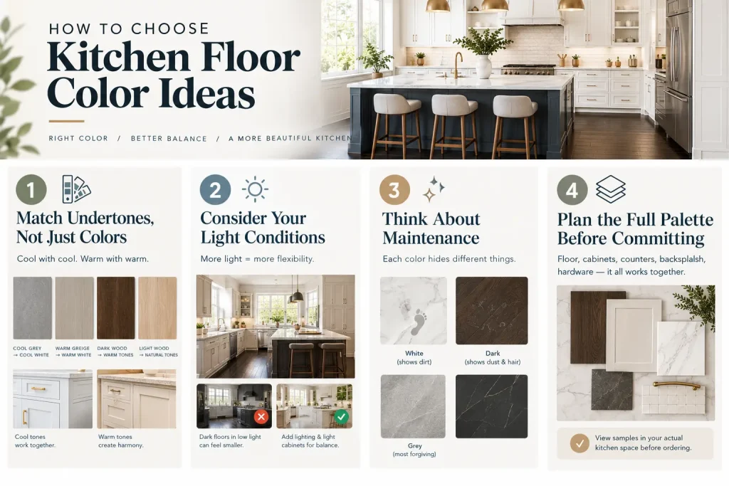 Choose Kitchen Floor Color Ideas