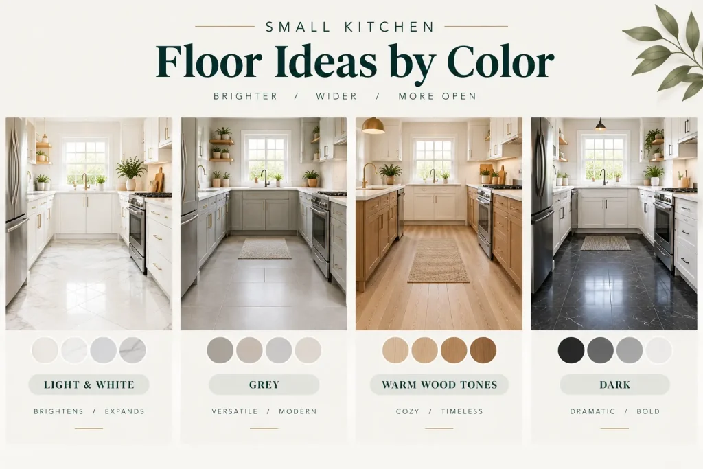 Small Kitchen Floor Ideas by Color