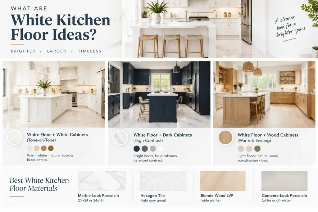 Top White Kitchen Floor Ideas